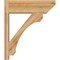 Ekena Millwork Legacy Slat Rough Sawn Outlooker, Western Red Cedar, 8"W x 24"D x 28"H OUT08X24X28LEC06RWR - alternate 4